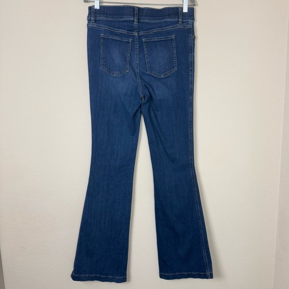 SPANX High Rise Flare Jeans in Midnight Shade - Picture 7 of 13